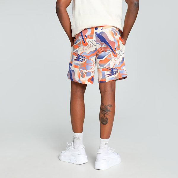 BRAND LOVE Men's Printed 8" Shorts, Alpine Snow, extralarge-IND